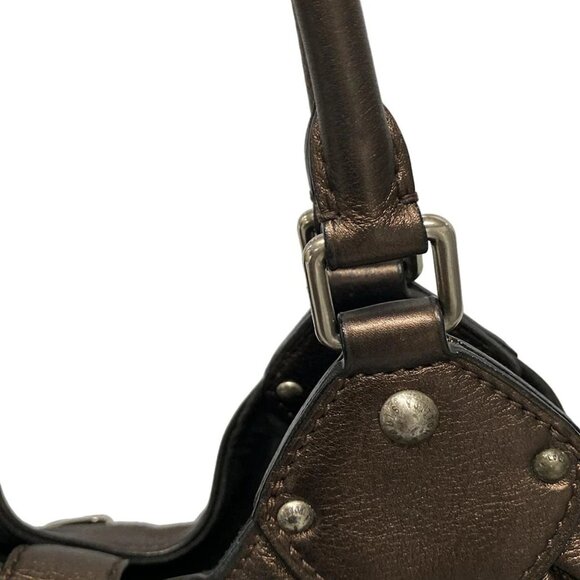 Auth LOUIS VUITTON L M95999 Acajou Mahina - RC2078 Handbag - Picture 9 of 16